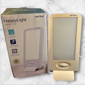 Verilux Happy Light energy lamp desktop plug in light for mood UV free
